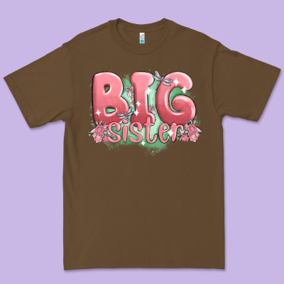 Big Sister Premium Tee Designed By Maliassmallbusiness