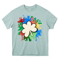 Arona st patricks day shamrock autism Heavy Core Tee - MaliasSmallBusiness