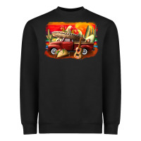 Black mexican cinco de mayo truck Heavyweight Sweatshirt - CowGirlArtShop