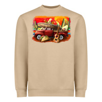 Mushroom mexican cinco de mayo truck Heavyweight Sweatshirt - CowGirlArtShop