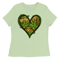 Matcha pineapple heart Ladies Tee - Jasminsmagicworld