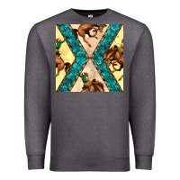 Charcoal Heather native american aztec seamless pattern 6 Premium Sweatshirt - BundleAndBundleShop