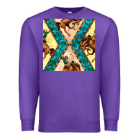 Purple native american aztec seamless pattern 6 Premium Sweatshirt - BundleAndBundleShop