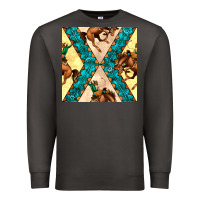 Smoke native american aztec seamless pattern 6 Premium Sweatshirt - BundleAndBundleShop