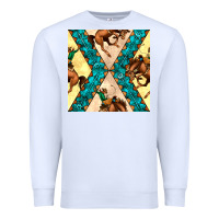 White native american aztec seamless pattern 6 Premium Sweatshirt - BundleAndBundleShop