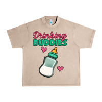 French Oak drinking buddies baby bottle Urban Heavy Tee - Jasminsmagicworld