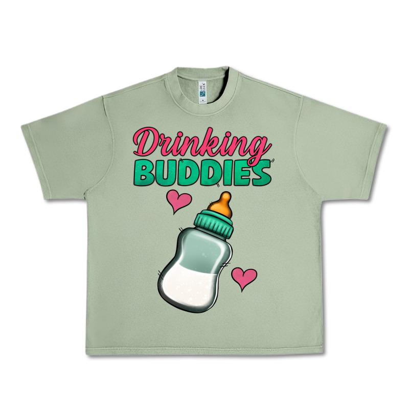 Drinking Buddies Baby Bottle Urban Heavy Tee by Jasminsmagicworld | Teevron