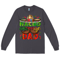 Smoke Nacho Average Dad with Mustache Long Sleeve Tee - texasbilliewilder