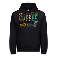 Black i pretend coffee Urban Hoodie - RacoonDesign