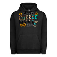 Pigment Black i pretend coffee Urban Hoodie - RacoonDesign
