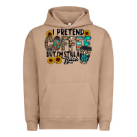 Pigment Burro i pretend coffee Urban Hoodie - RacoonDesign