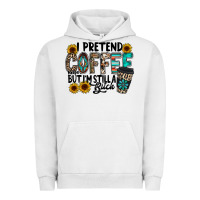 Pigment Lunar Rock i pretend coffee Urban Hoodie - RacoonDesign