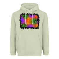 Matcha halloween stars background Heavyweight Hoodie - BundleAndBundleShop
