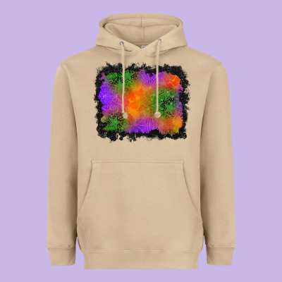 Halloween Stars Background Heavyweight Hoodie Designed By Bundleandbundleshop