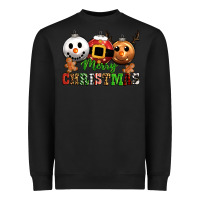 Black merry christmas Heavyweight Sweatshirt - CowGirlArtShop