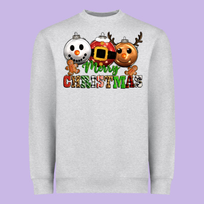 Merry Christmas Heavyweight Sweatshirt Designed By Cowgirlartshop