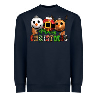Navy merry christmas Heavyweight Sweatshirt - CowGirlArtShop