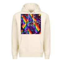 Tofu lgbt flag seamless pattern Premium Hoodie - FaDigitalArtStudio