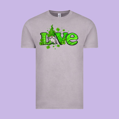 Love St Patricks Gnome Vintage Tee Designed By Jasminsmagicworld