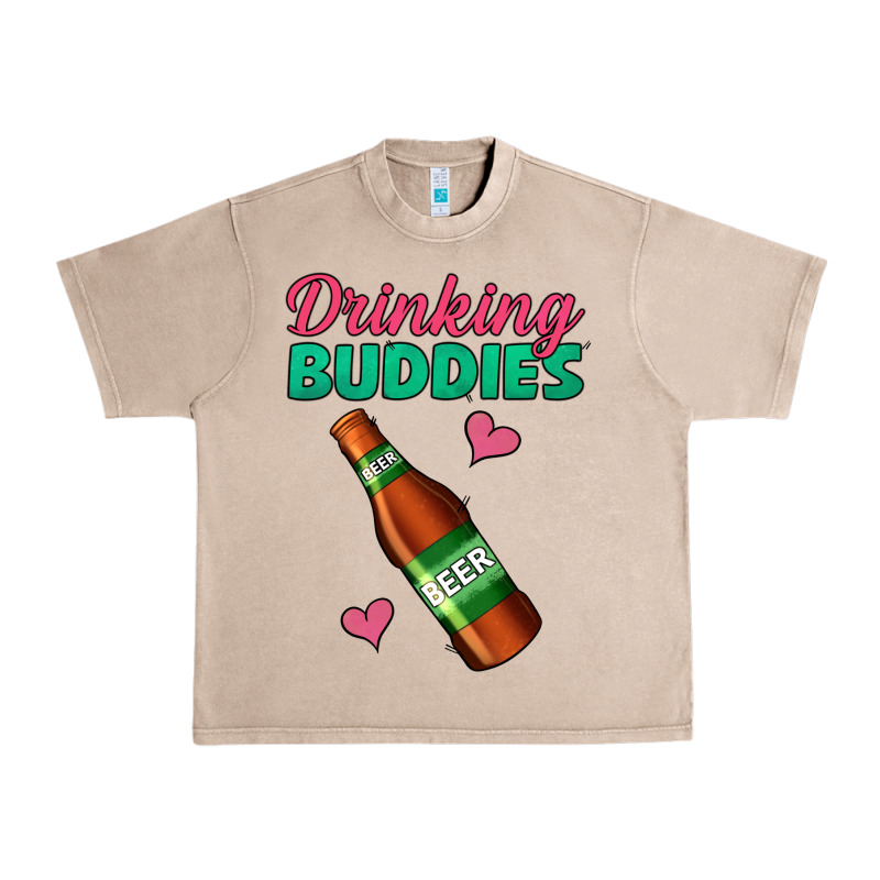 Drinking Buddies Beer Bottle Urban Heavy Tee by Jasminsmagicworld | Teevron