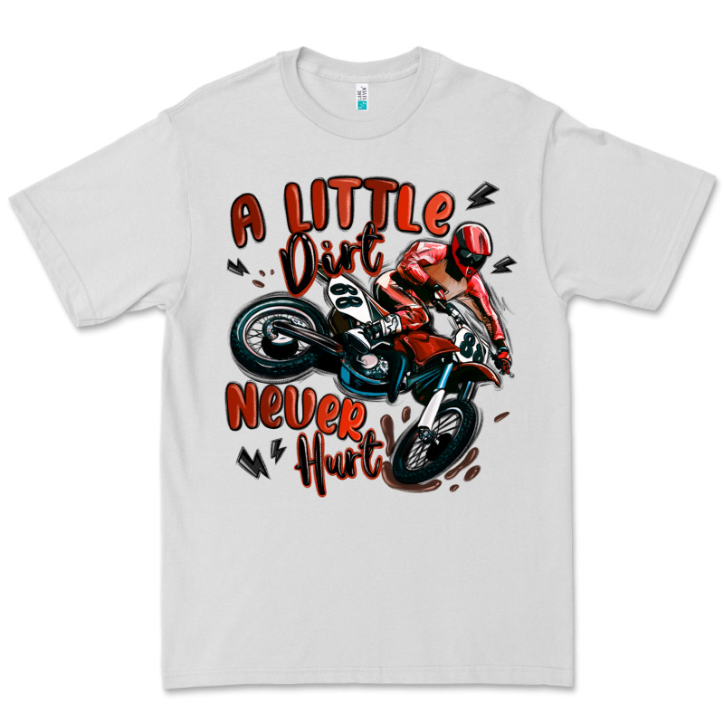 A Little Dirt Never Hurt Dirt Bike Premium Tee by MaliasSmallBusiness | Teevron