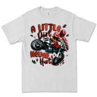 Dove Grey a little dirt never hurt dirt bike Premium Tee - MaliasSmallBusiness