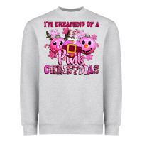 Heather Grey iam dreaming of a christmas Heavyweight Sweatshirt - CowGirlArtShop