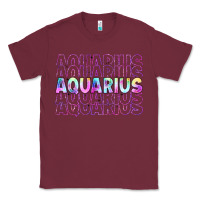 Burgundy aquarius Classic Tee - Artiststas