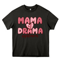 Asphalt mama of drama girl mom Heavy Core Tee - MaliasSmallBusiness