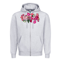 Valentine's Day Mama Zipper Hoodie | Teevron