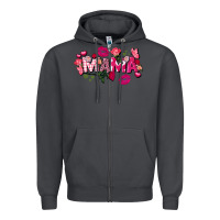 Smoke Valentine's Day mama Zipper Hoodie - FaDigitalArtStudio