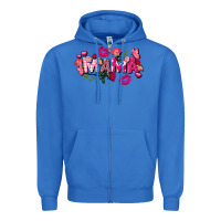 True Royal Valentine's Day mama Zipper Hoodie - FaDigitalArtStudio