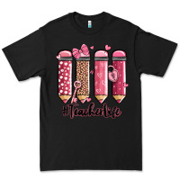 Black valentine's day teacher life pencils Premium Tee - MaliasSmallBusiness