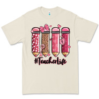 Bone valentine's day teacher life pencils Premium Tee - MaliasSmallBusiness