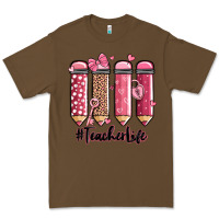 Cacao valentine's day teacher life pencils Premium Tee - MaliasSmallBusiness
