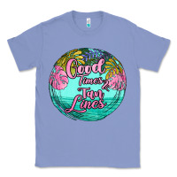 Colony Blue good times and tan lines Classic Tee - JahusDesignShop