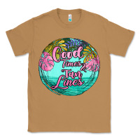 Toasted Coconut good times and tan lines Classic Tee - JahusDesignShop