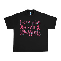 Black i wear pink for all warriors Urban Heavy Tee - JahusDesignShop