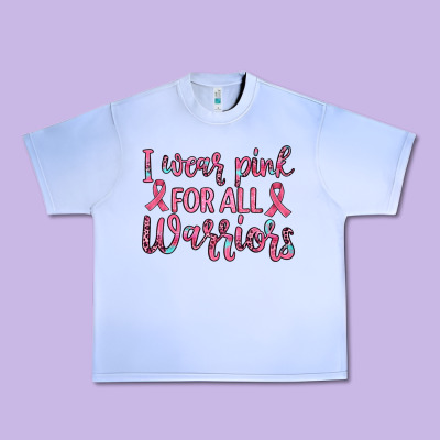 I Wear Pink For All Warriors Urban Heavy Tee Designed By Jahusdesignshop