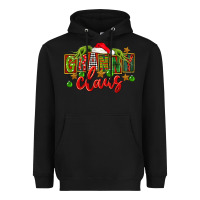 Black christmas granny claus Heavyweight Hoodie - FaDigitalArtStudio