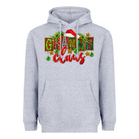 Heather Grey christmas granny claus Heavyweight Hoodie - FaDigitalArtStudio