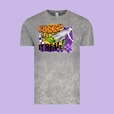 Creep It Real Vintage Tee Designed By Barkaloodesign
