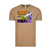 Vintage Coffee creep it real Vintage Tee - BarkalooDesign