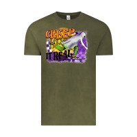 Vintage Olive creep it real Vintage Tee - BarkalooDesign