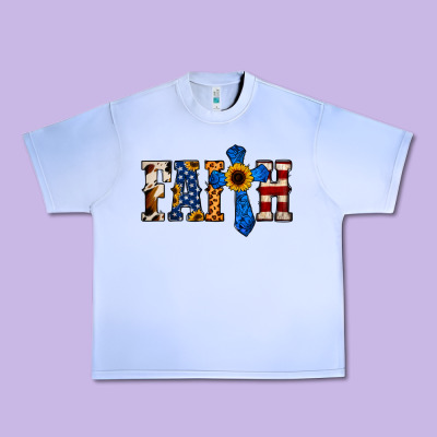 Faith  Th Of July Cross Urban Heavy Tee Designed By Jasminsmagicworld