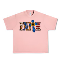 Salmon faith  th of july cross Urban Heavy Tee - Jasminsmagicworld