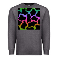 Charcoal Heather cow glitter seamless pattern Premium Sweatshirt - BundleAndBundleShop