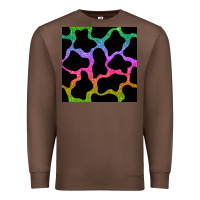 Chestnut cow glitter seamless pattern Premium Sweatshirt - BundleAndBundleShop