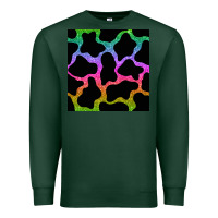 Sports Green cow glitter seamless pattern Premium Sweatshirt - BundleAndBundleShop