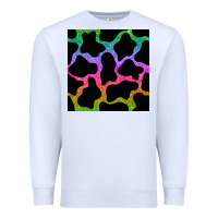 White cow glitter seamless pattern Premium Sweatshirt - BundleAndBundleShop